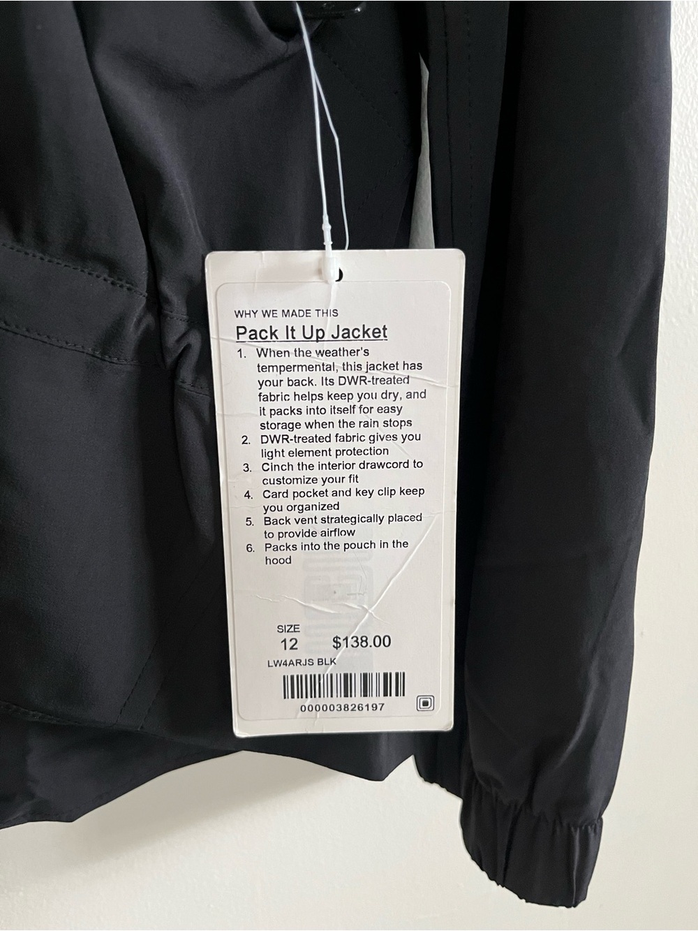 NWT Lululemon Pack It Up Jakcket - Picture 5 of 5